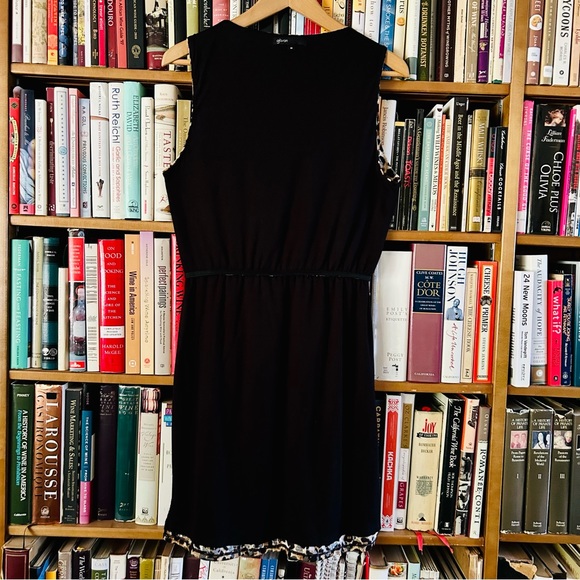 Gibson Look Animal Burnout Leopard Print Sleeveless Dress, size Medium 8 10 - Picture 9 of 12